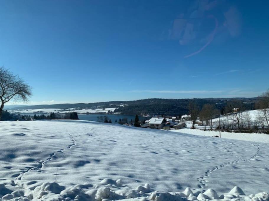 Ancienne Ferme Comtoise 4 Etoiles, 11 Personnes Lac St-Point/Mont D'Or Montperreux المظهر الخارجي الصورة
