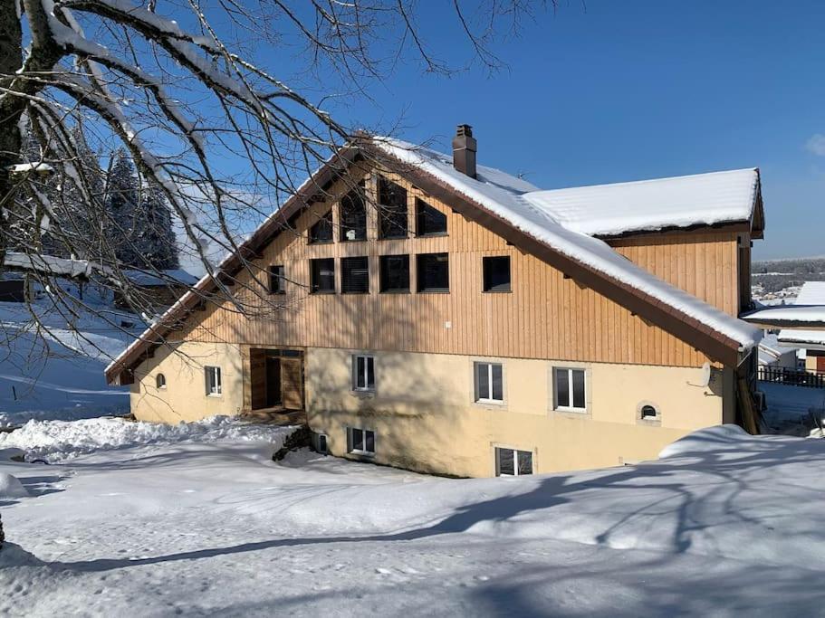 Ancienne Ferme Comtoise 4 Etoiles, 11 Personnes Lac St-Point/Mont D'Or Montperreux المظهر الخارجي الصورة
